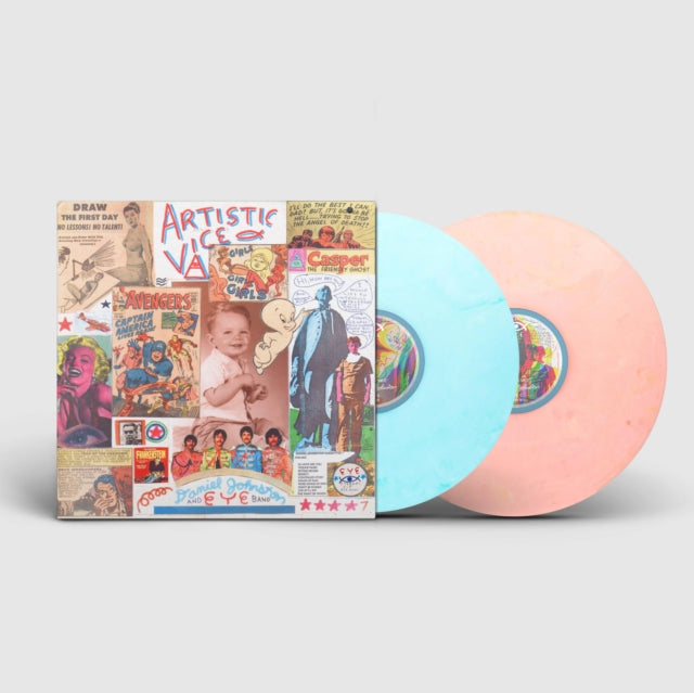 Daniel Johnston - Artistic Vice (Light Blue/Peach Swirl Vinyl/2LP) (Vinyl) (US Import)