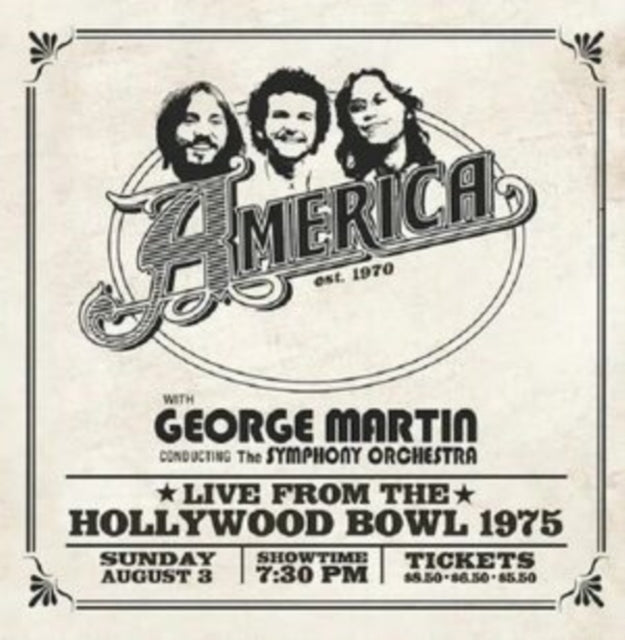 America - America: Live At The Hollywood Bowl 1975 (Ruby Red Vinyl/2LP) (Vinyl) (US Import)