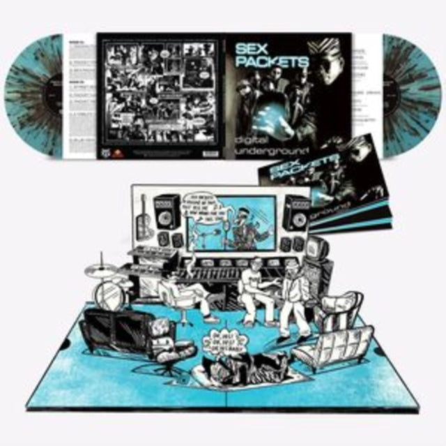 Digital Underground - Sex Packets (2LP/35th Ann/Deluxe/Pop-Up Version/Blue/Black/Clear Splatter Vinyl) (Vinyl) (US Import)