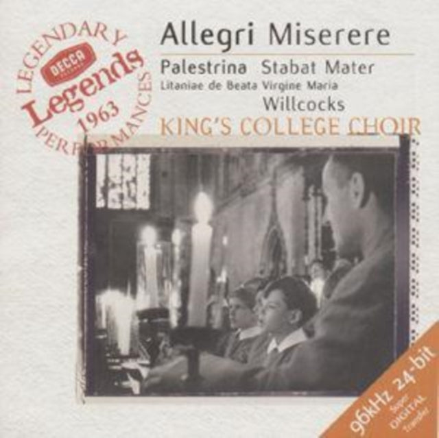 Willcocks / King's College Choir Cambridge - Allegri: Miserere / Palestrina: Stabat Mater (CD)