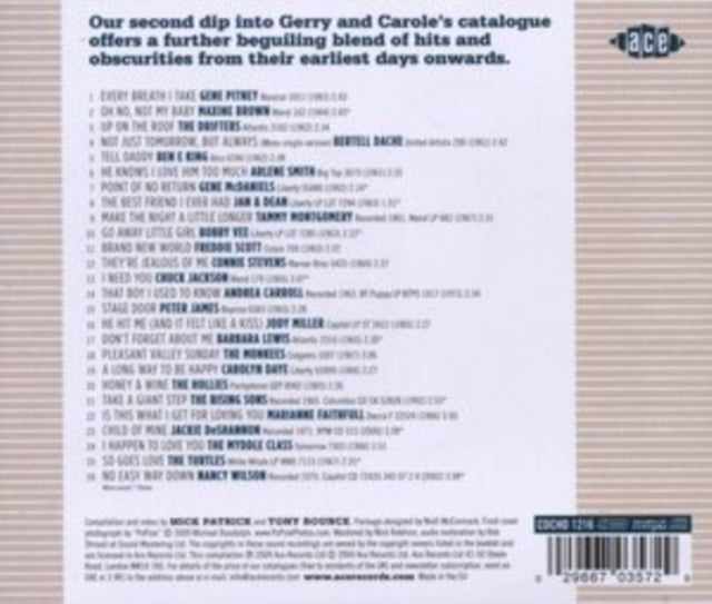 Various Artists - Honey & Wine: Another Gerry Goffin & Carole King / Var (CD)