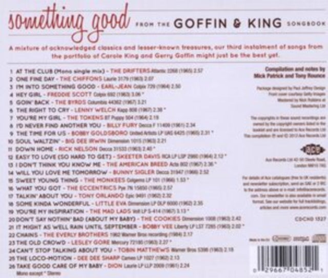 Various Artists - Something Good: From Goffin & King Songbook / Var (CD)