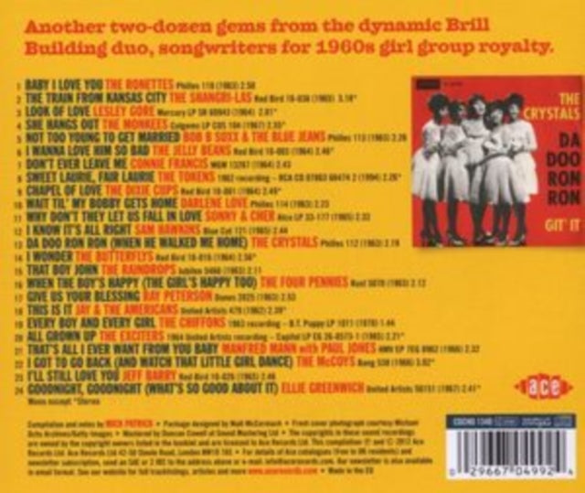 Various Artists - Da Doo Ron Ron: More From Ellie Greenwich / Var (CD)