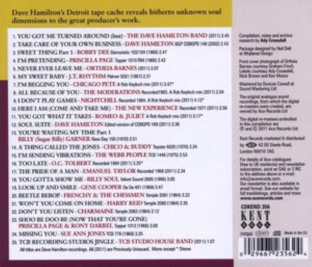Various Artists - Dave Hamiltons Detroit Soul / Various (CD)