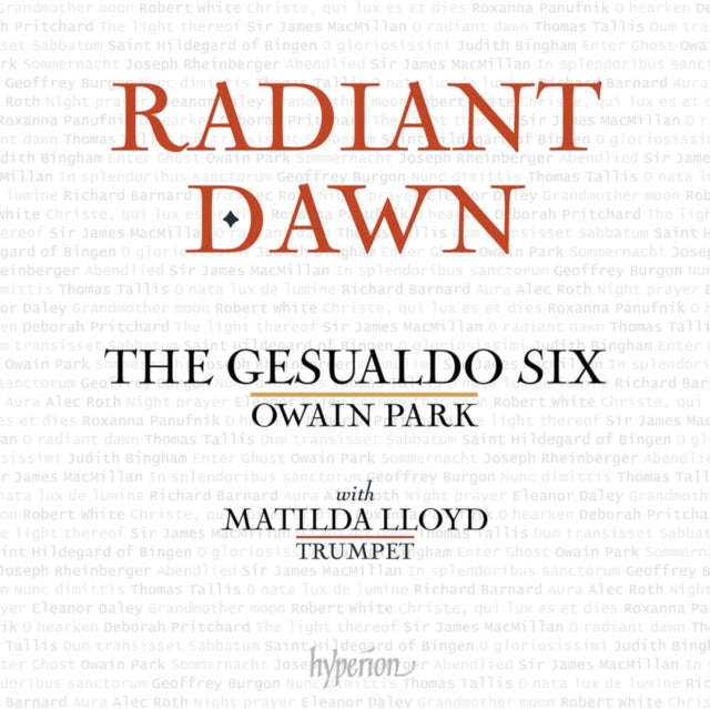 Gesualdo Six & Owain Park - Radiant Dawn (CD)