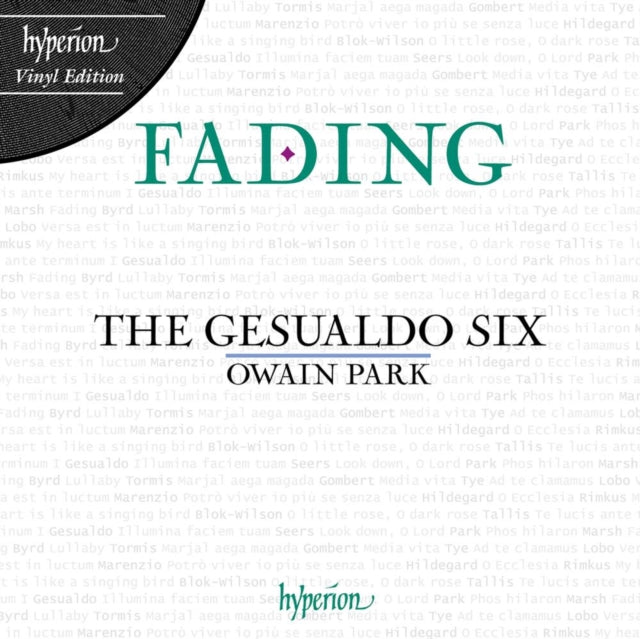Gesualdo Six & Owain Park - Fading (180g) (Vinyl) (US Import)