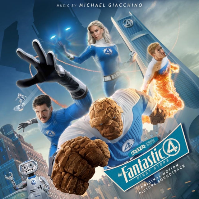 Michael Giacchino - Fantastic Four: First Steps (OST) (Blue Marble/Orange Marble Vinyl/2LP) (Vinyl) (US Import)
