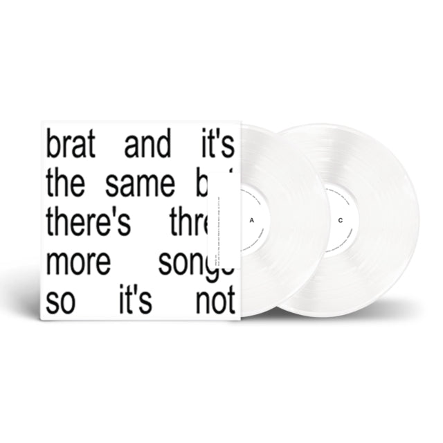 Charli XCX - Brat & It's The Same But There's Three More Songs So It's Not (2LP/White Vinyl) (Vinyl) (US Import)