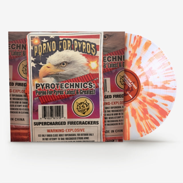 Porno For Pyros - Pyrotechnics: Porno For Pyros Latest & Greatest (140g/Clear W Orange Splatter Vinyl) (Rocktober) (Vinyl) (US Import)