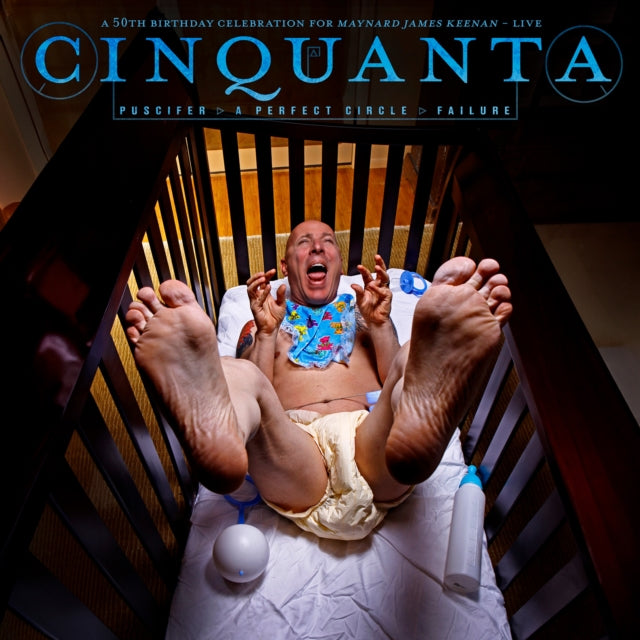 Puscifer / A Perfect Circle / Failure - Cinquanta -50th Bday Celebration For Maynard James Keenan Live (2LP/Blue W/ White Swirl Vinyl) (Vinyl) (US Import)