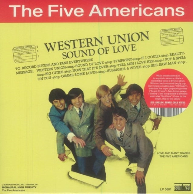 Five Americans - Western Union (Gold Vinyl) (Vinyl) (US Import)