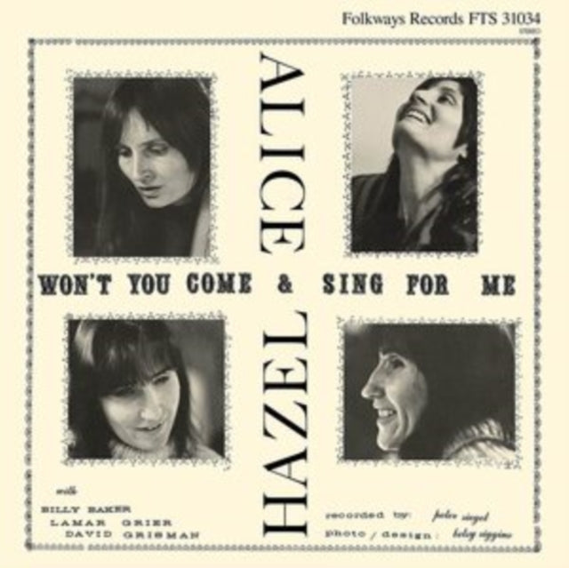 Dickens,Hazel & Alice Gerrard - Won't You Come & Sing For Me? (Vinyl) (US Import)