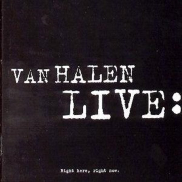 Van Halen - Live: Right Here Right Now (CD)