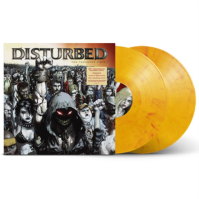Disturbed - Ten Thousand Fists (2LP/Yellow Flame Vinyl) (Vinyl) (US Import)