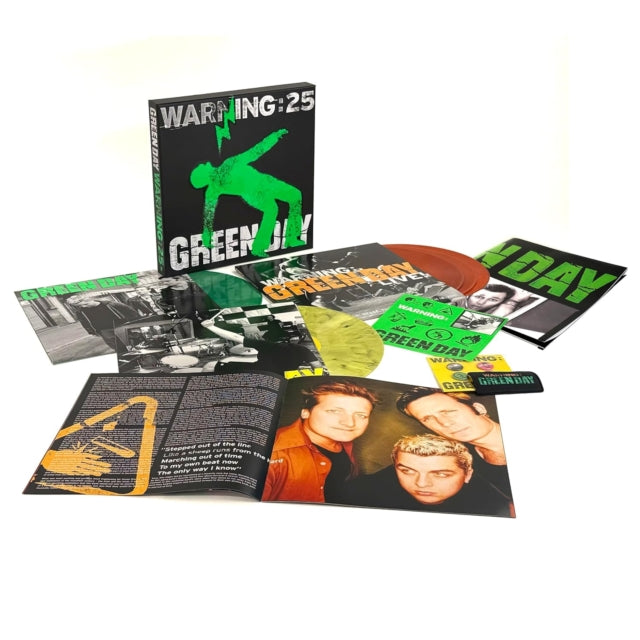 Green Day - Warning (25th Anniversary Deluxe Edition/5LP/Green, Yellow & Orange Vinyl) (Vinyl) (US Import)