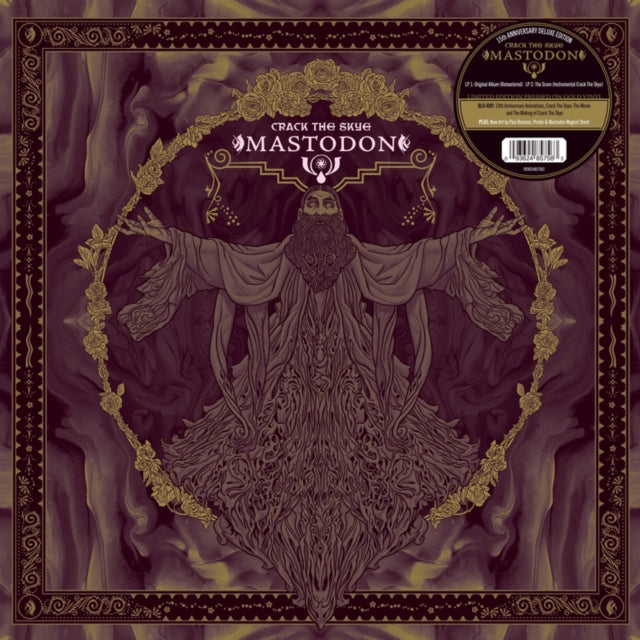 Mastodon - Crack The Skye (15th Anniversary/Deluxe/2LP/Gold Vinyl/Blu-ray) (Vinyl) (Region A US Import)