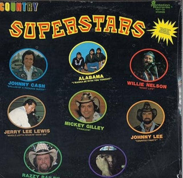 Nelson,Willie; Johnny Cash; Alabama; David Allan Coe - Country Superstars (Vinyl) (US Import)