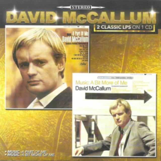 David McCallum - Music-A Part Of Me-Music-A Bit More Of ME-2 LPS On 1CD (CD)