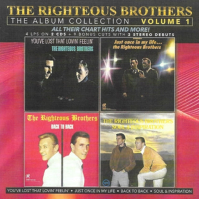 Righteous Brothers - Album Collection, Vol. 1-4 LPS On 2 CDS/9 Bonus Cuts With 2 Stereo Debuts (2CD) (CD)