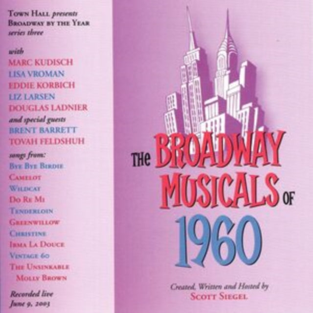 Various Artists - Broadway Musicals Of 1960 (With Tovah Feldshuh-Brent Barrett-Marc Kudisch) (CD)