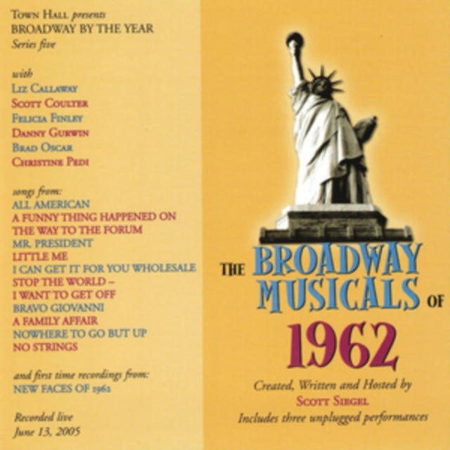Various Artists - Broadway Musicals Of 1962 (With Liz Callaway-Brad Oscar) (CD)