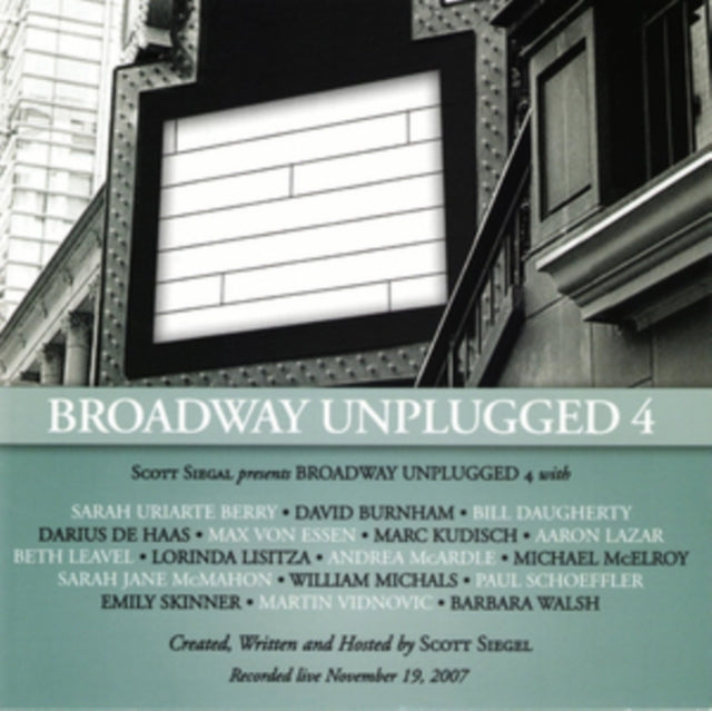 Various Artists - Broadway Unplugged Four (Andrea McArdle-Beth Leavel-Emily Skinner) (CD)