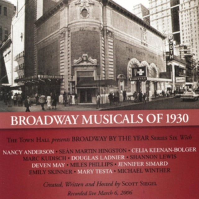 Various Artists - Broadway Musicals Of 1930 (With Emily Skinner-Celia Keenan-Bolger-Marc Kudisch) (CD)