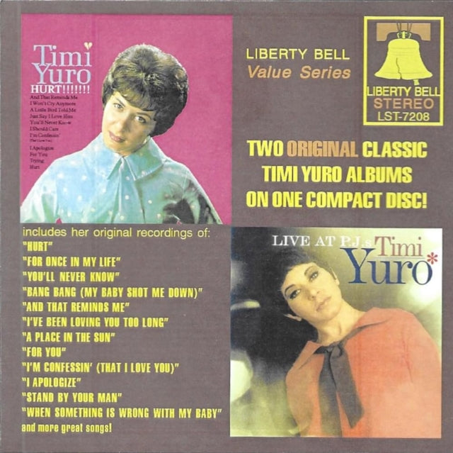 Timi Yuro - Liberty Bell Value Series (Hurt/Live At PJ's) (CD)