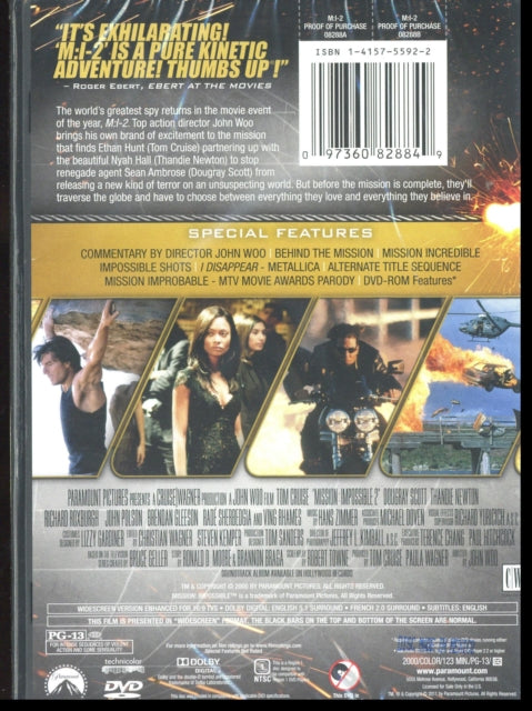 Mission Impossible 2 (DVD) (Region 1 US Import)