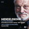 Kurt Masur - Mendelssohn: Complete Symphonies / Complete String Symphonies (6CD) (CD)