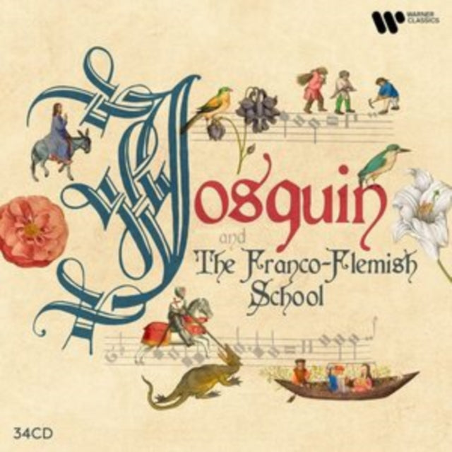 Ensemble Gilles Binchois; Hilliard Ensemble - Josquin & The Franco-Flemish School (34CD) (CD) (US Import)