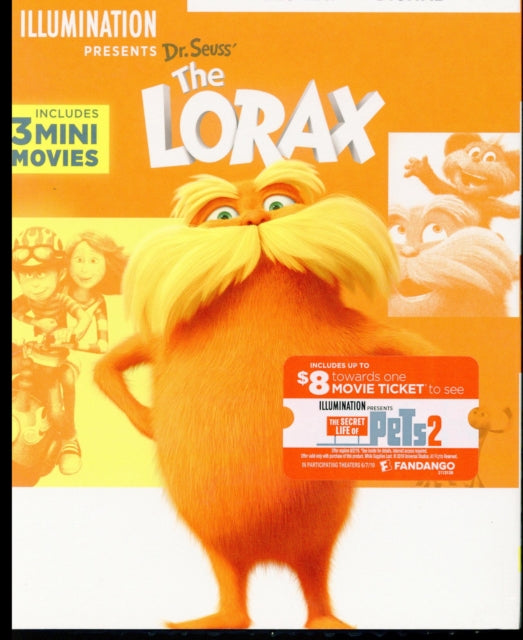 Dr. Seuss': The Lorax (Secret Life Of Pets 2 Fandango Cash Version) (Blu-ray) (Region A US Import)