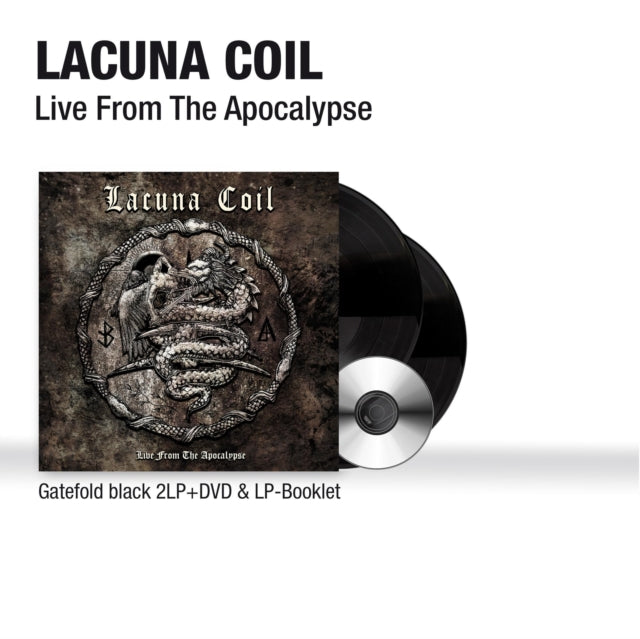 Lacuna Coil - Live From The Apocalypse (2LP/DVD/Booklet) (Vinyl) (Region 1 US Import)