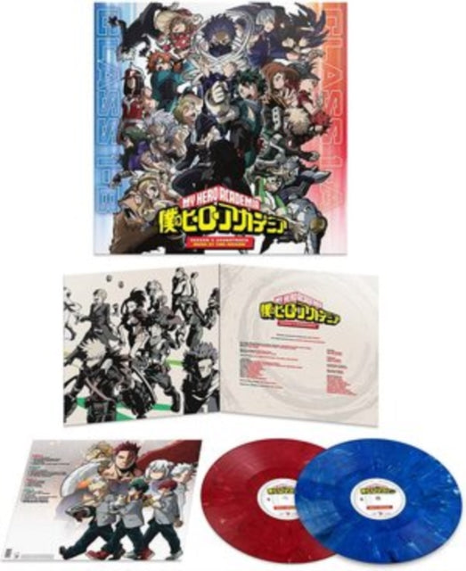 Yuki Hayashi - My Hero Academia: Season 5 OST (2LP/1-Opaque Blue Marble/2-Opaque Red Mable Vinyl) (Vinyl) (US Import)