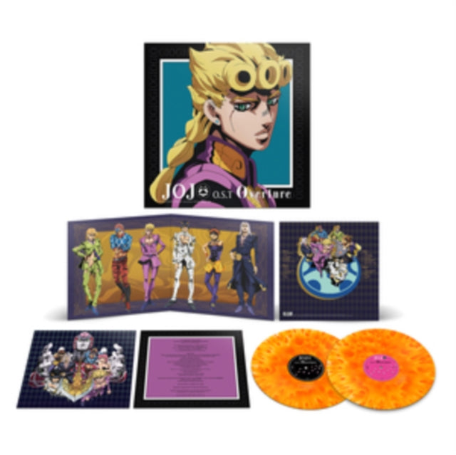 Yugo Kanno - Jojo's Bizarre Adventure: Golden Wind (Yellow/Orange Blend Vinyl/2LP) (Vinyl) (US Import)