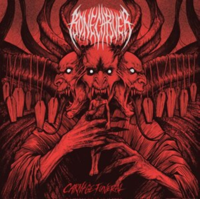 Bonecarver - Carnage Funeral (Red/Black Splatter Fade Vinyl) (Vinyl) (US Import)