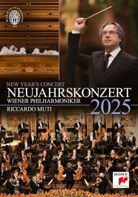 Riccardo Muti & Wiener Philharmoniker - Neujahrskonzert 2025/New Year's Concert 2025/Concert Du Nouvel An 2025 (DVD) (Region 1 US Import)