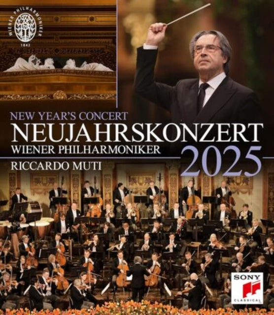 Riccardo Muti & Wiener Philharmoniker - Neujahrskonzert 2025/New Year's Concert 2025/Concert Du Nouvel An 2025 (Blu-ray) (Region A US Import)