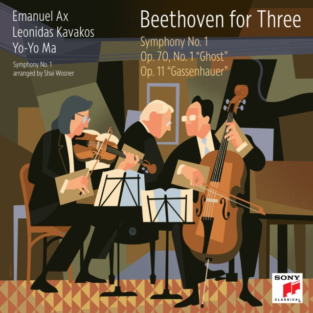 Yo-Yo Ma; Leonidas Kavakos & Emanuel Ax - Beethoven For Three: Symphony No. 1/OP. 70, No. 1 Ghost/Op. 11 Gassenhauer (CD)