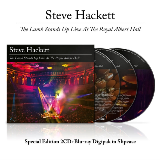 Steve Hackett - Lamb Stands Up Live At The Royal Albert Hall (2CD/Blu-ray) (CD)