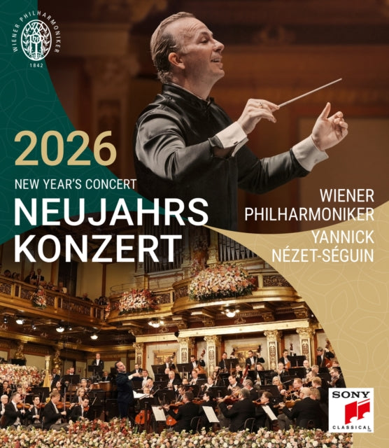 Wiener Philharmoniker & Yannick Nezet-Seguin - Neujahrskonzert 2026/New Year's Concert 2026/Concert Du Nouvel An 2026 (Blu-ray) (Region A US Import)