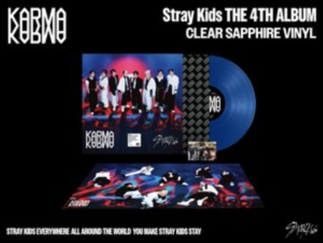Stray Kids - Karma (Clear Sapphire Vinyl) (Vinyl) (US Import)
