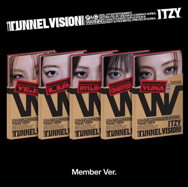 Itzy - Tunnel Vision (Member Ver.) (CD)