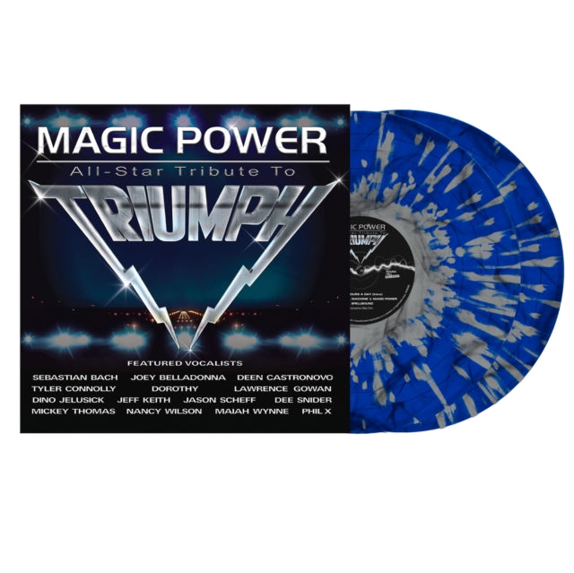 Triumph - Magic Power: All Star Tribute To Triumph (Dark Blue & White Splatter Vinyl/2LP) (I) (Vinyl) (US Import)
