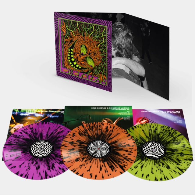 King Gizzard & The Lizard Wizard - King Gizzard - Live In Miami '24 (Splatter Vinyl/3LP) (Vinyl) (US Import)