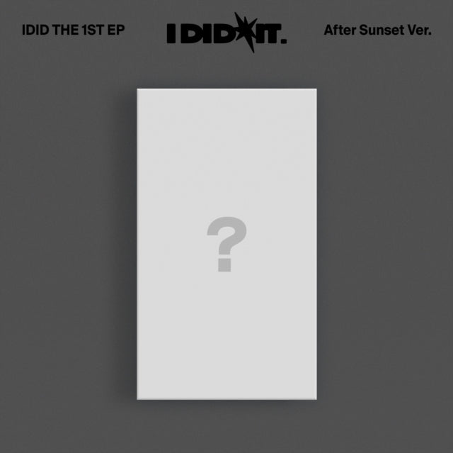 Idid - I Did It. (The 1st EP/After Sunset Ver.) (CD)