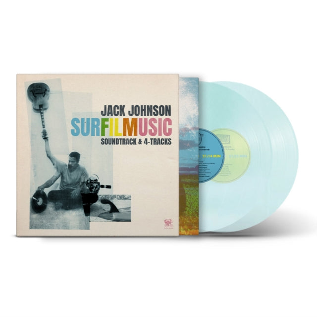 Jack Johnson - Surfilmusic (OST & 4-Tracks) (Soda Pop Bottle Blue Vinyl/2LP) (I) (Vinyl) (US Import)