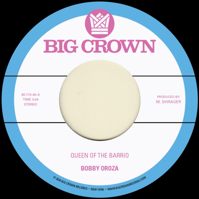 Bobby Oroza - Queen Of The Barrio B/W Goddess (Vinyl Single) (US Import)