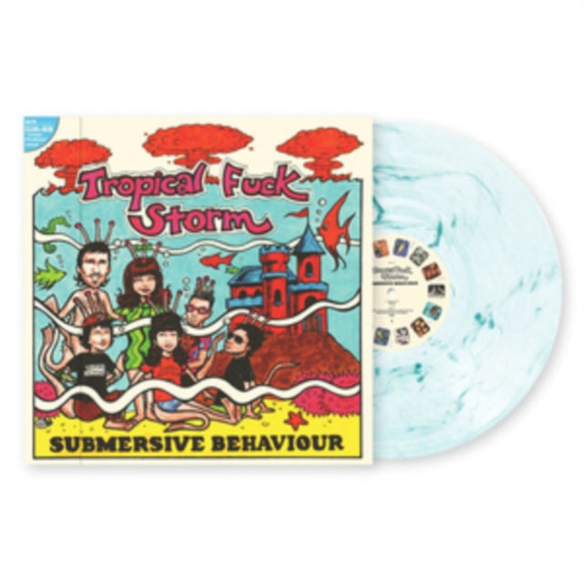 Tropical Fuck Storm - Submersive Behaviour (Clear & Aqua Blue Smoke Vinyl) (Vinyl) (US Import)