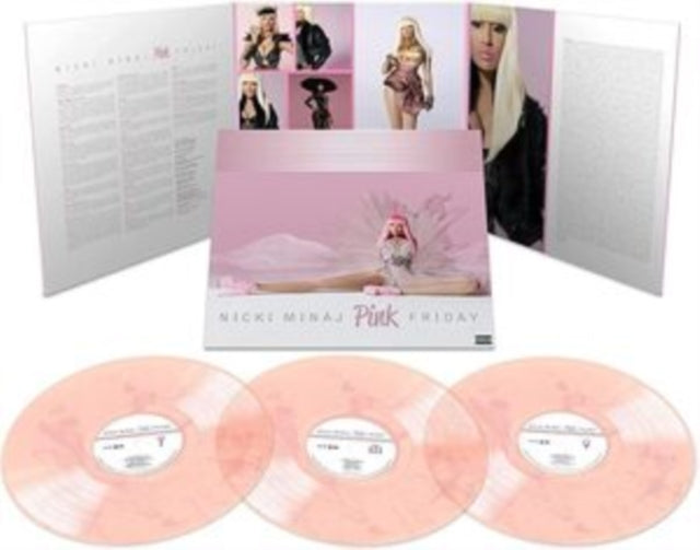 Nicki Minaj - Pink Friday (10th Anniversary/Deluxe/Pink/White Swirl Vinyl/3LP) (Vinyl) (US Import)